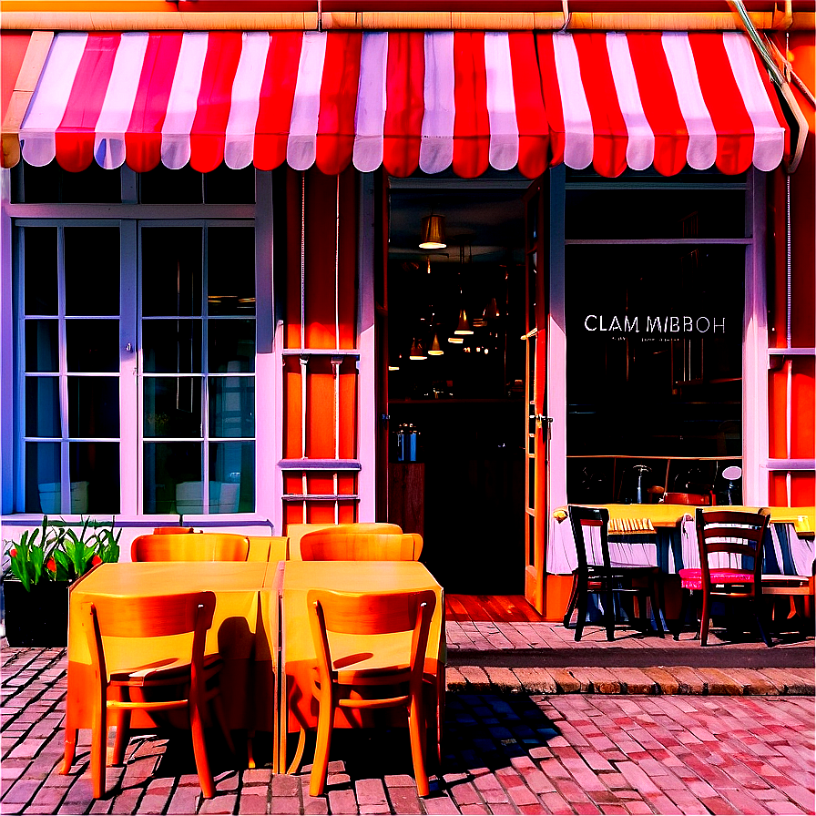 Charming Cafe Facade Png 59