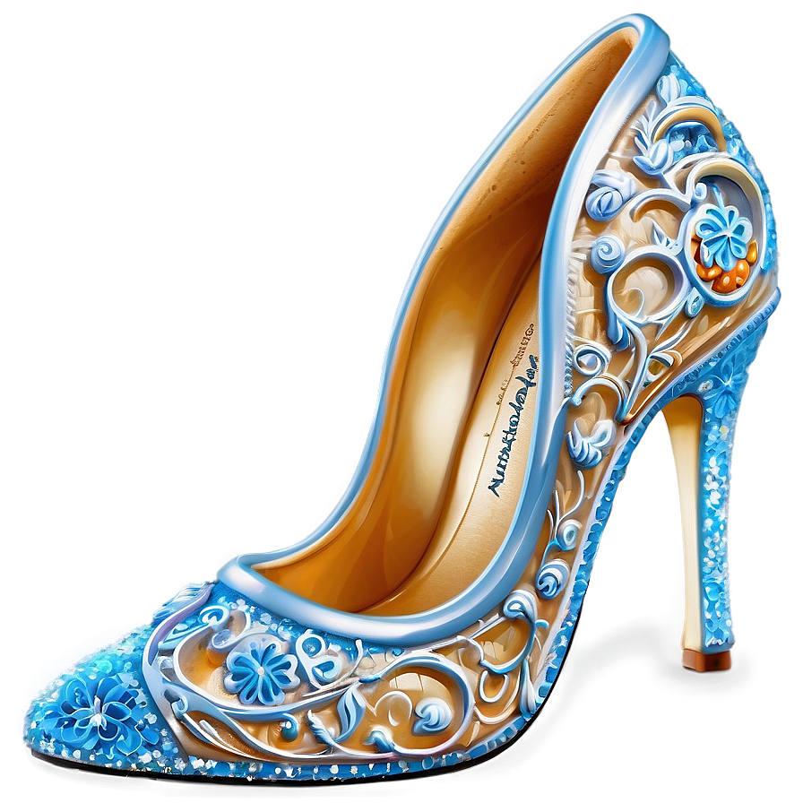 Charming Cinderella Heel Png 06292024