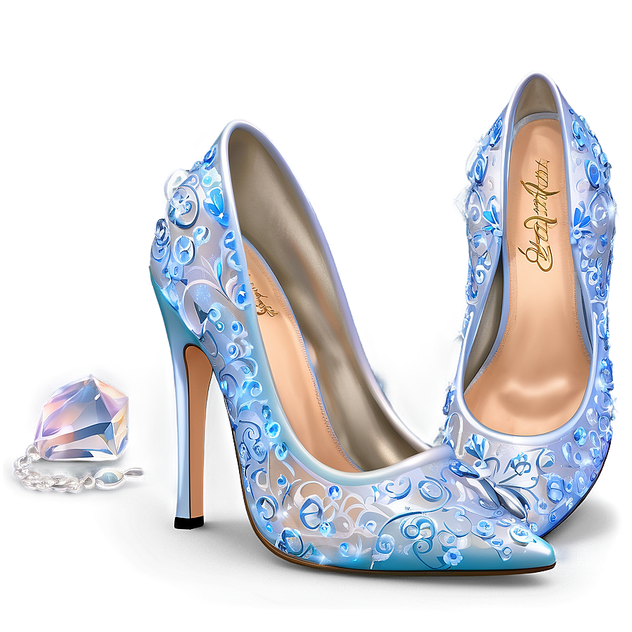 Charming Cinderella Heel Png 06292024