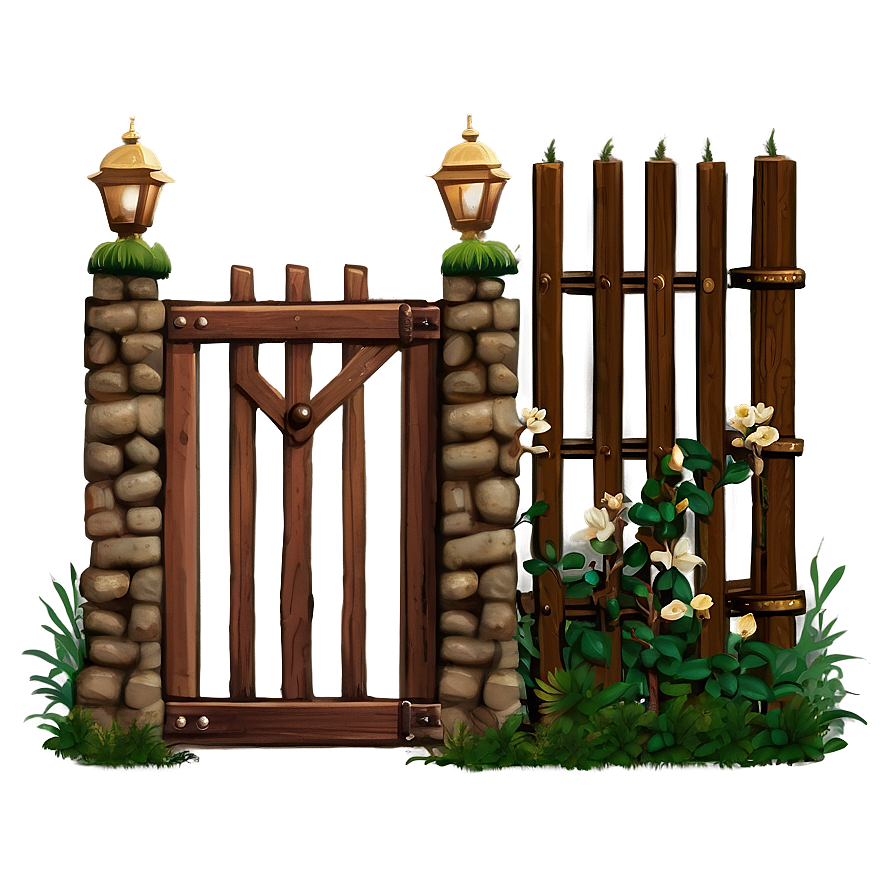 Charming Cottage Gate Png 79