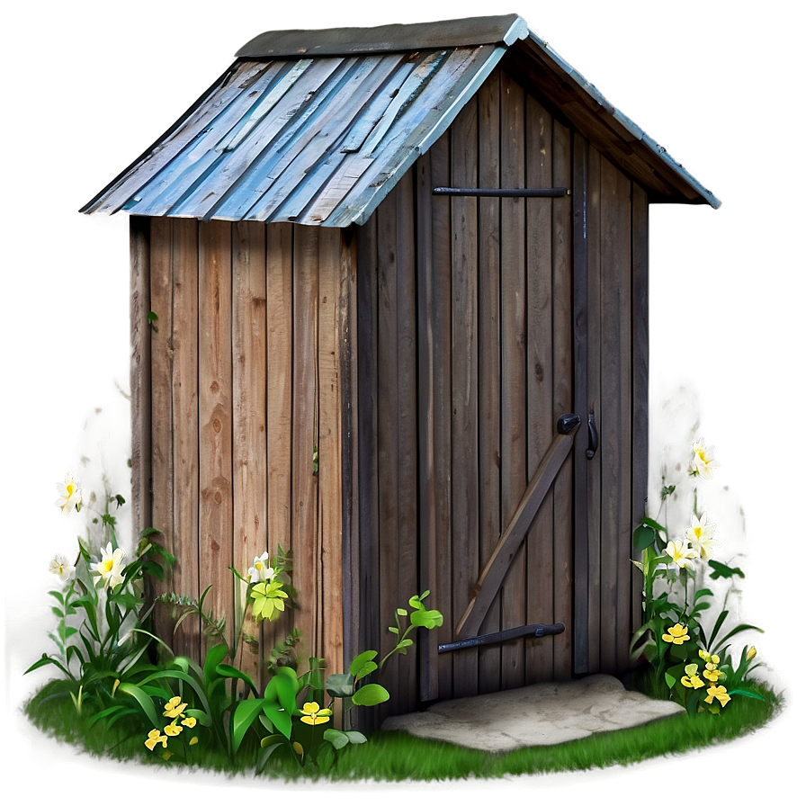 Charming Farmhouse Outhouse Png Xsv22