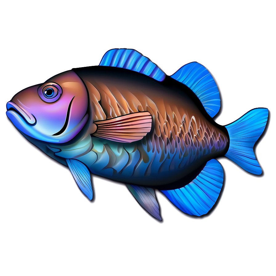 Charming Fish Drawing Png Gnw55