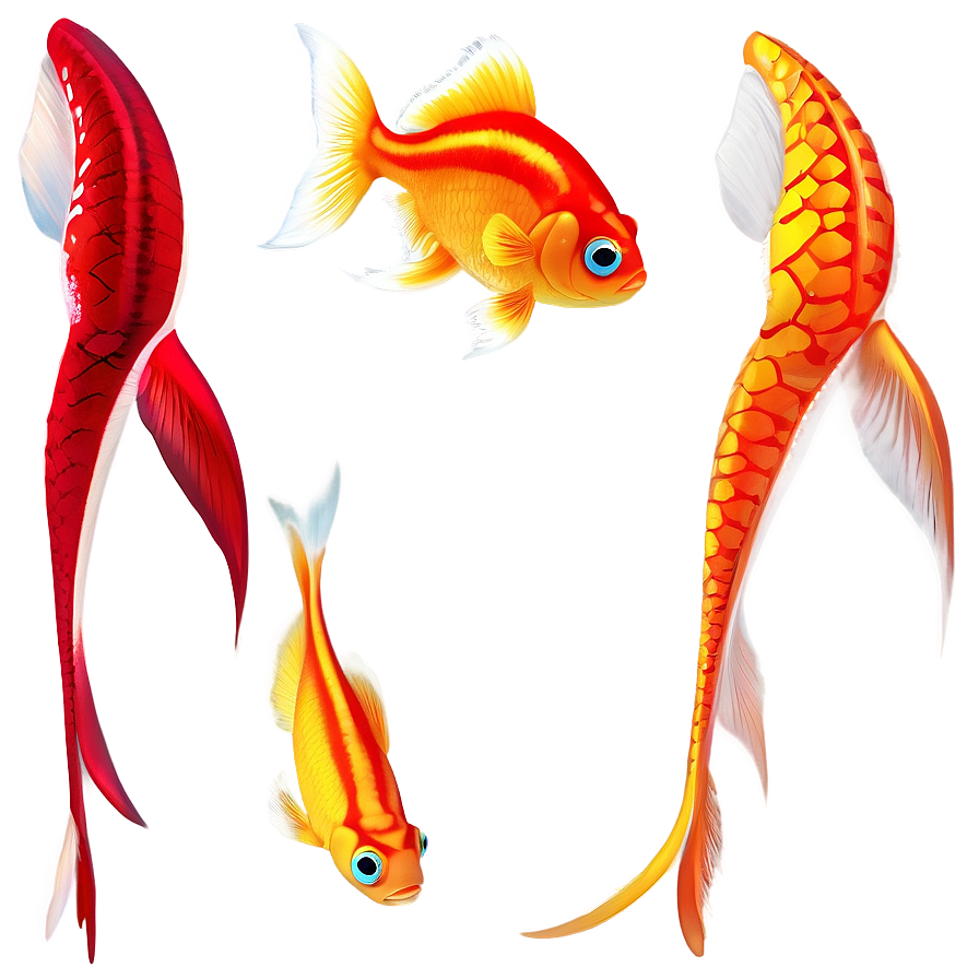 Charming Fish Siblings Png 12