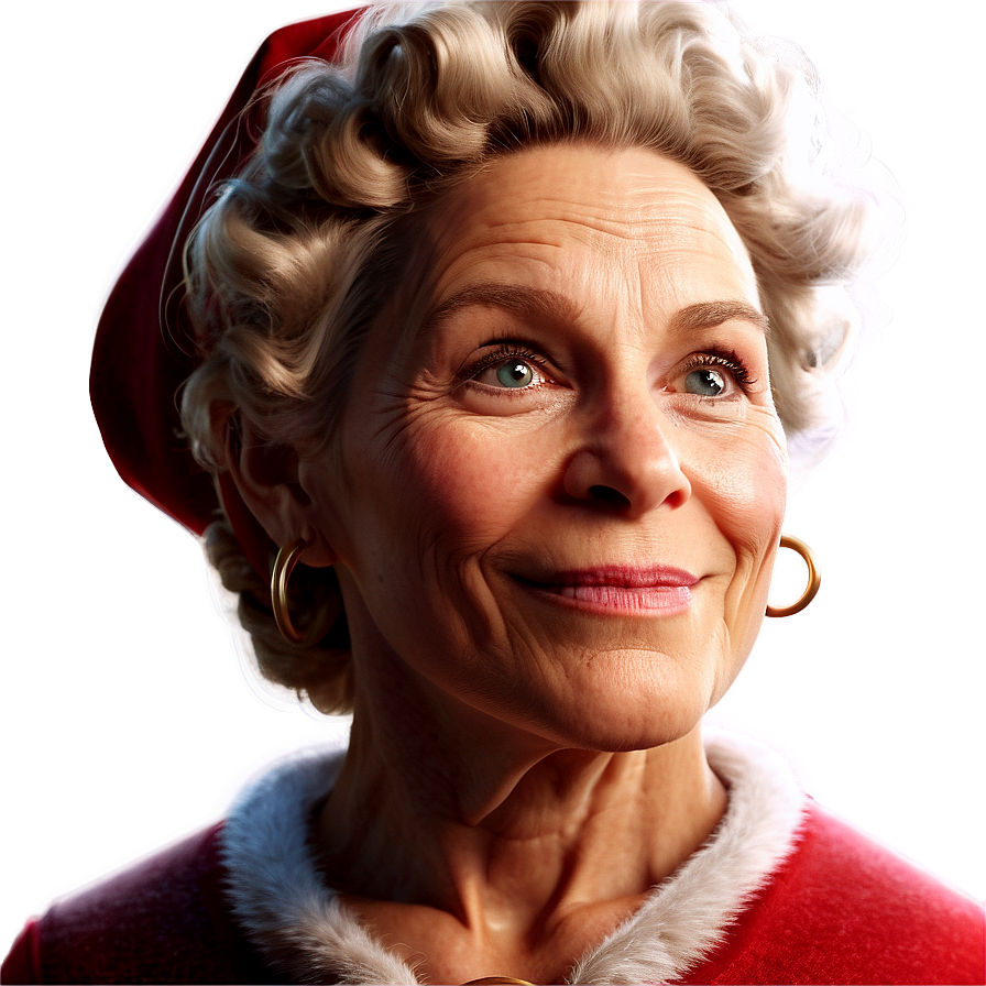 Charming Mrs Claus Art Png 8