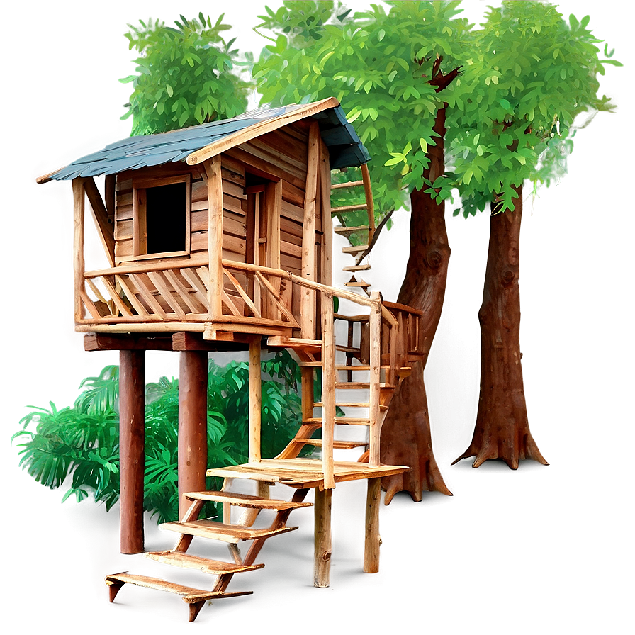 Charming Tree House Png Kmb