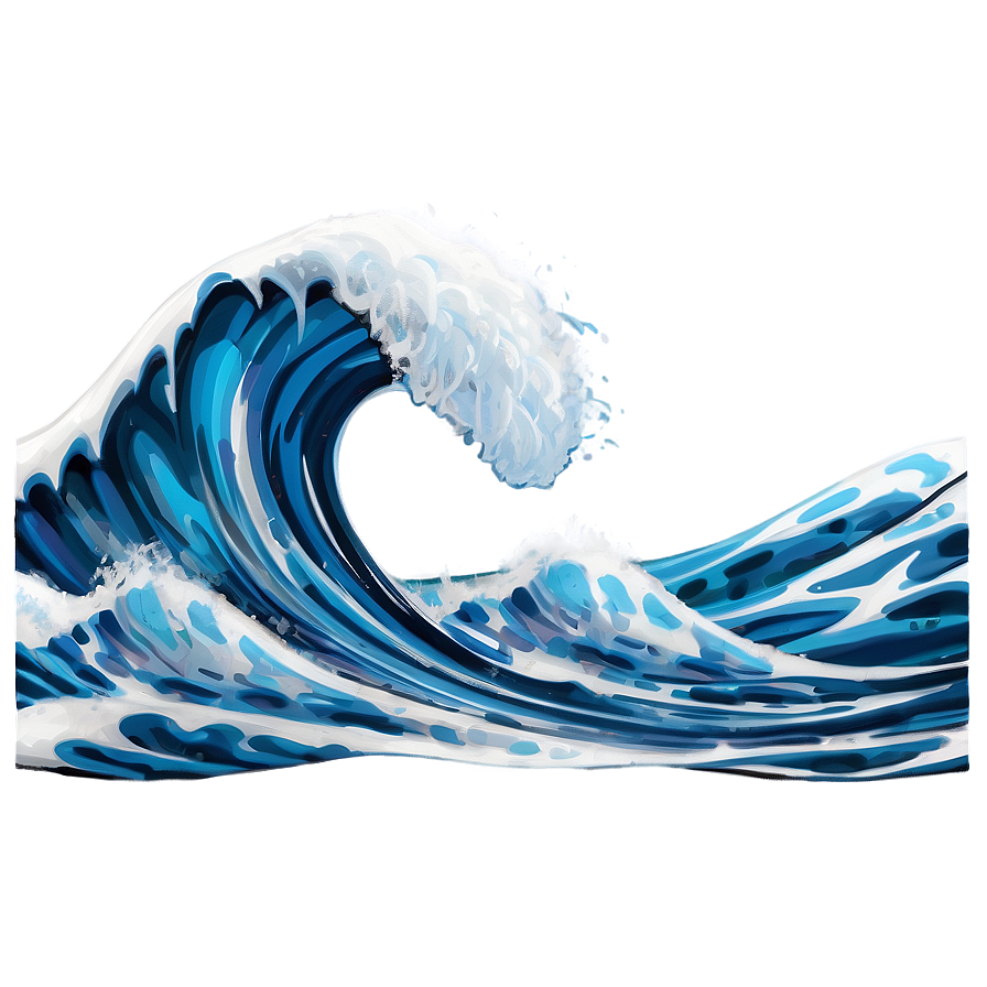 Charming Water Waves Png 06262024