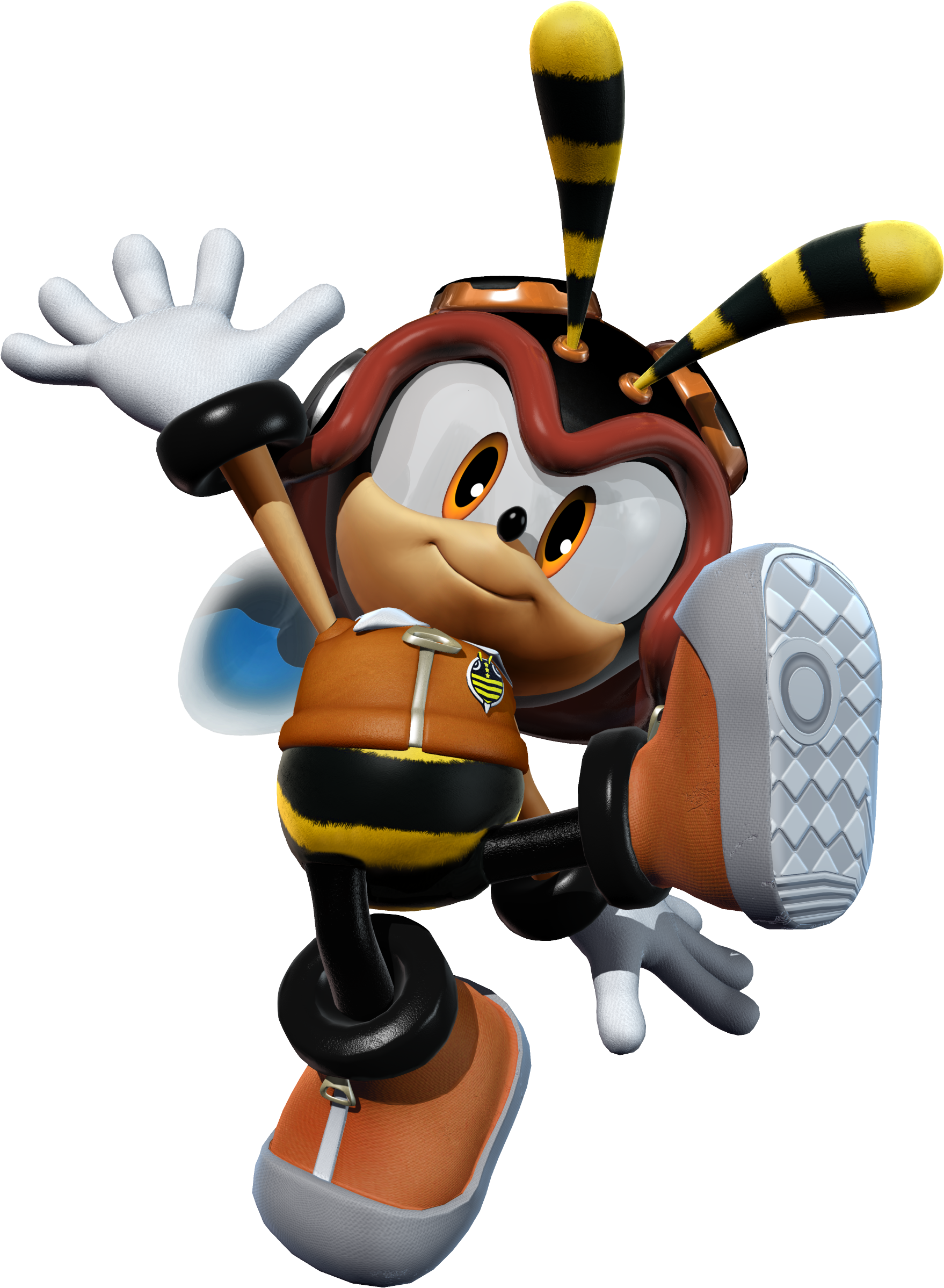 Charmy_ Bee_ Flying_ Character_ Render