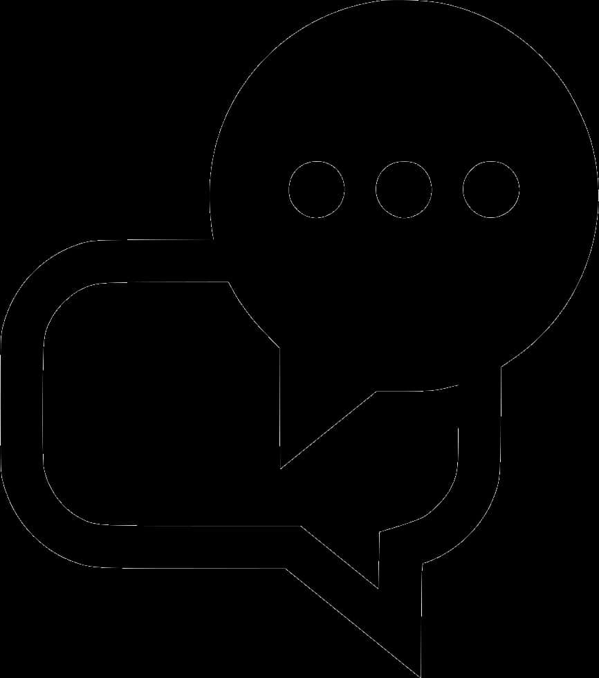 Chat Bubble Icon Outline