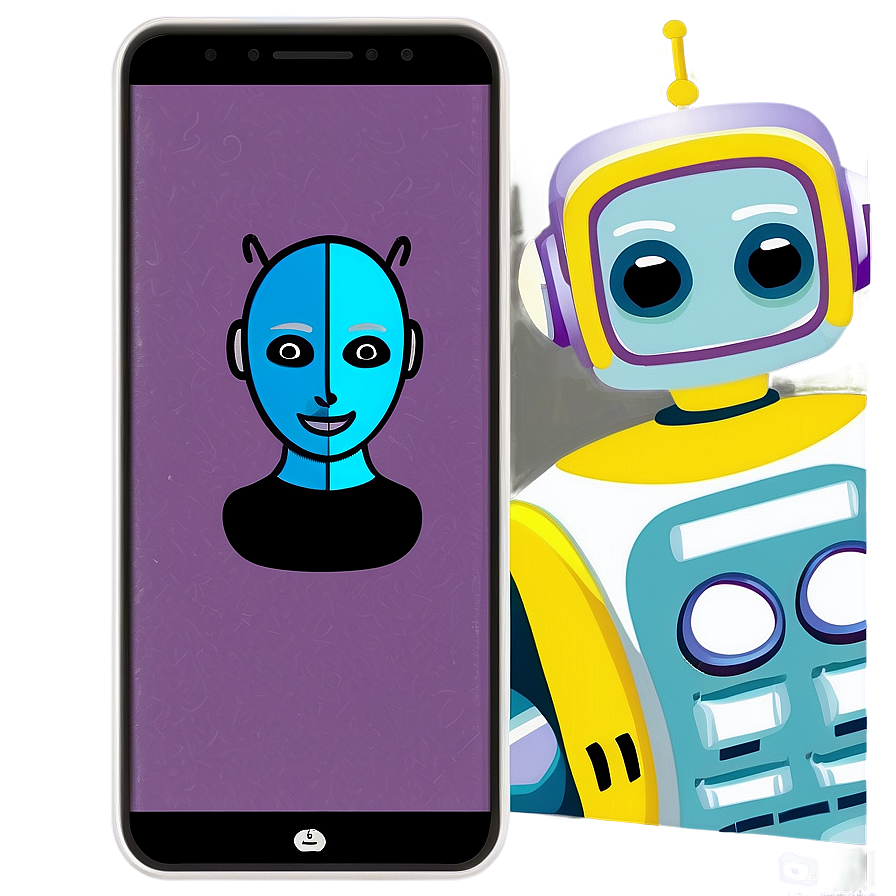 Chatbot On Smartphone Png 06202024