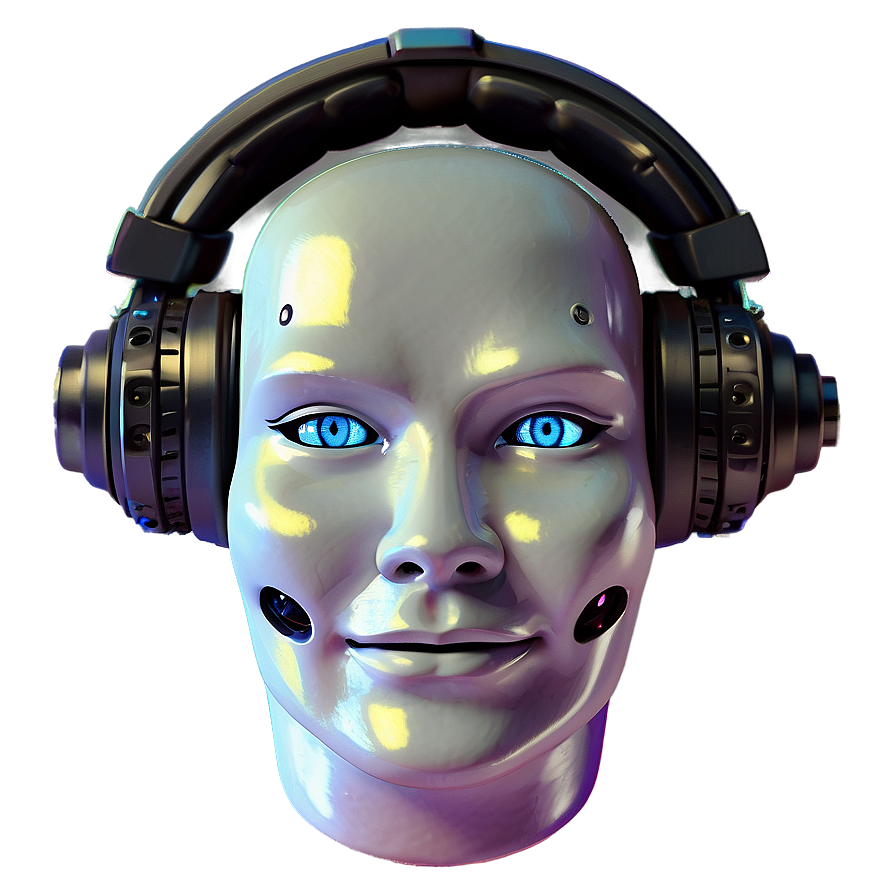 Chatbot With Headset Png 86