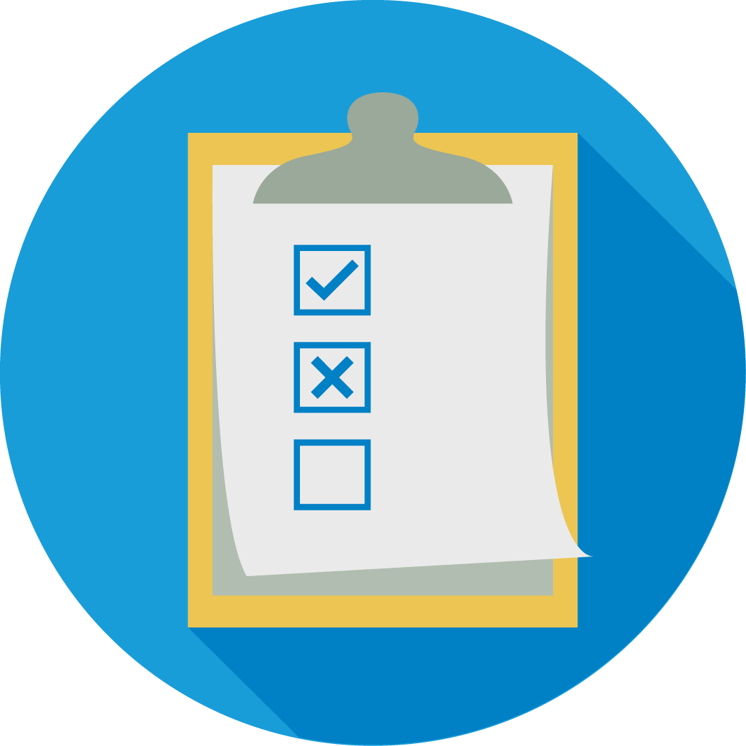 Checklist Icon Flat Design