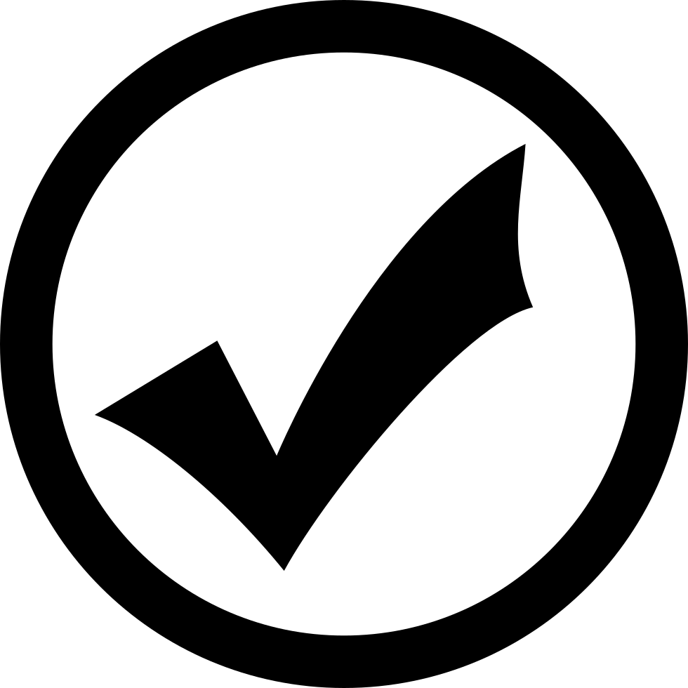 Checkmark Symbol Graphic