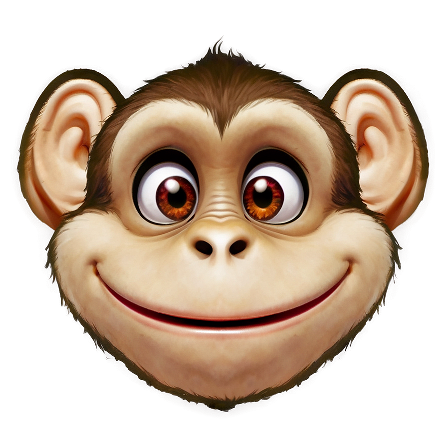 Cheeky Monkey Face Png 32