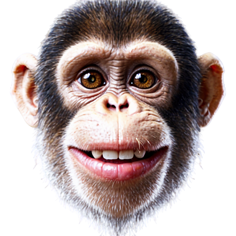 Cheeky Monkey Face Png Usd