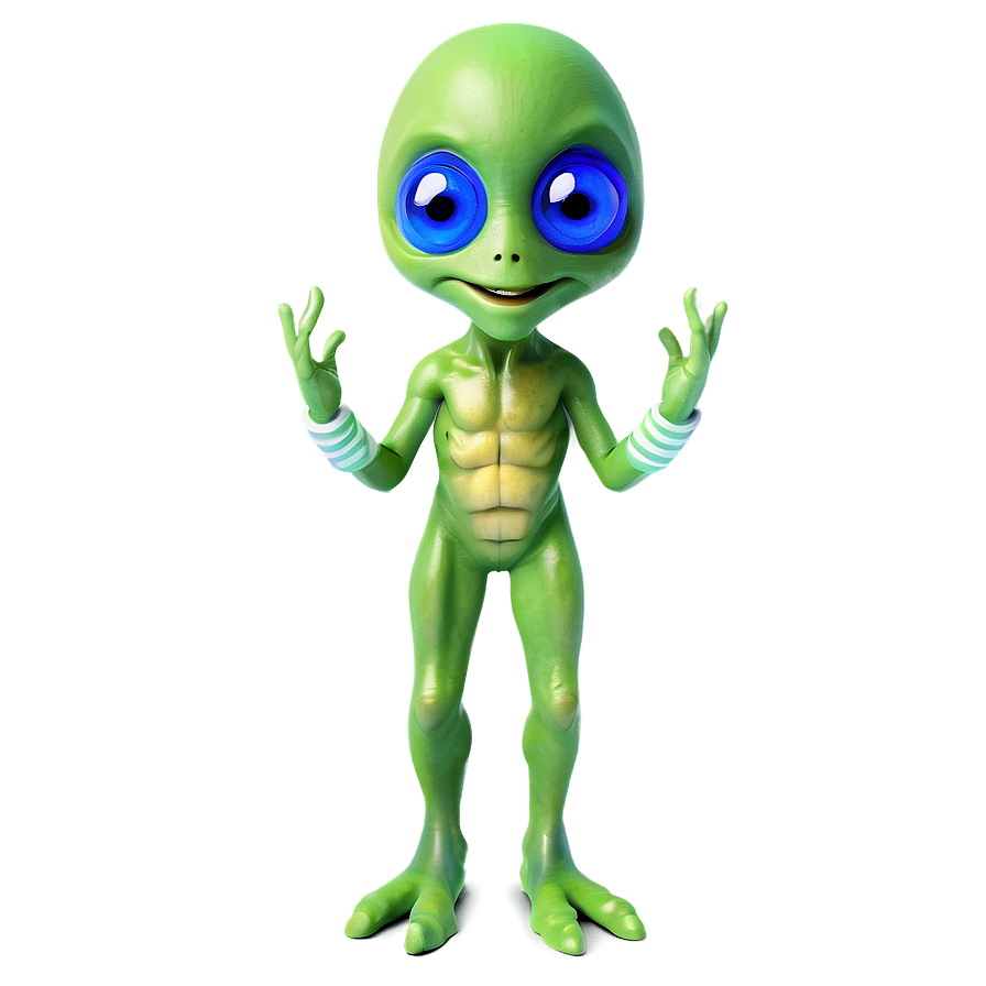 Cheerful Alien Friend Png Lyx