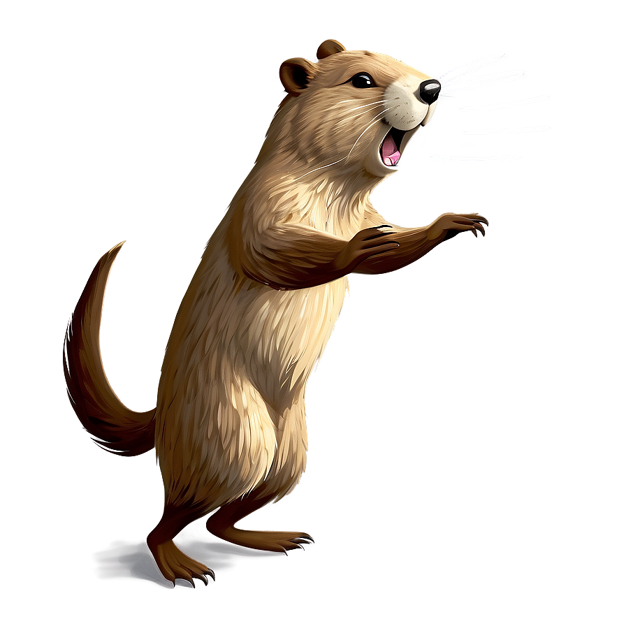 Cheerful Beaver Dancing Png 57