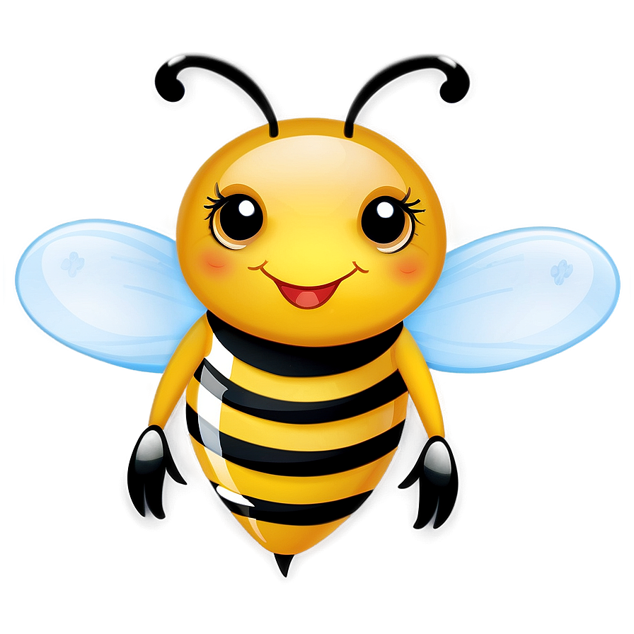 Cheerful Bee Icon Png 63