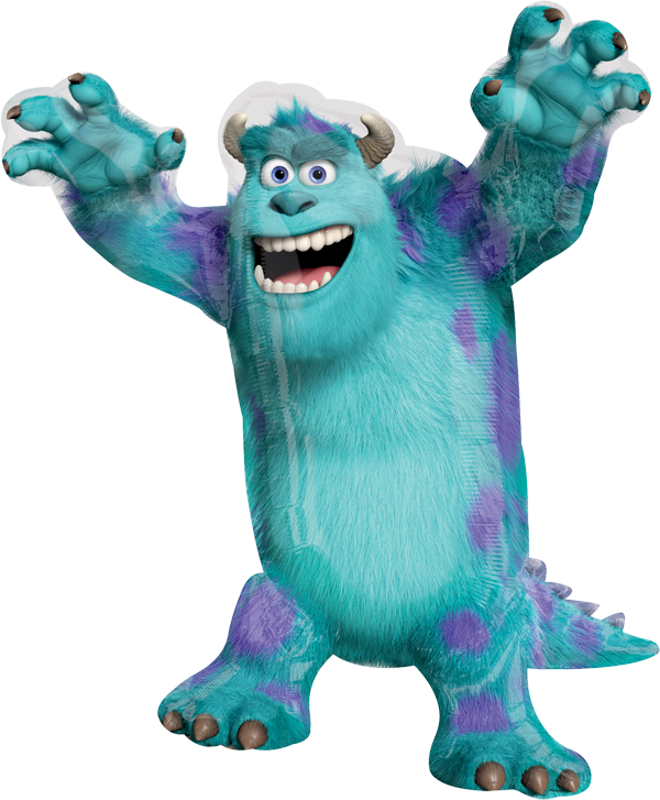 Cheerful_ Blue_ Monster