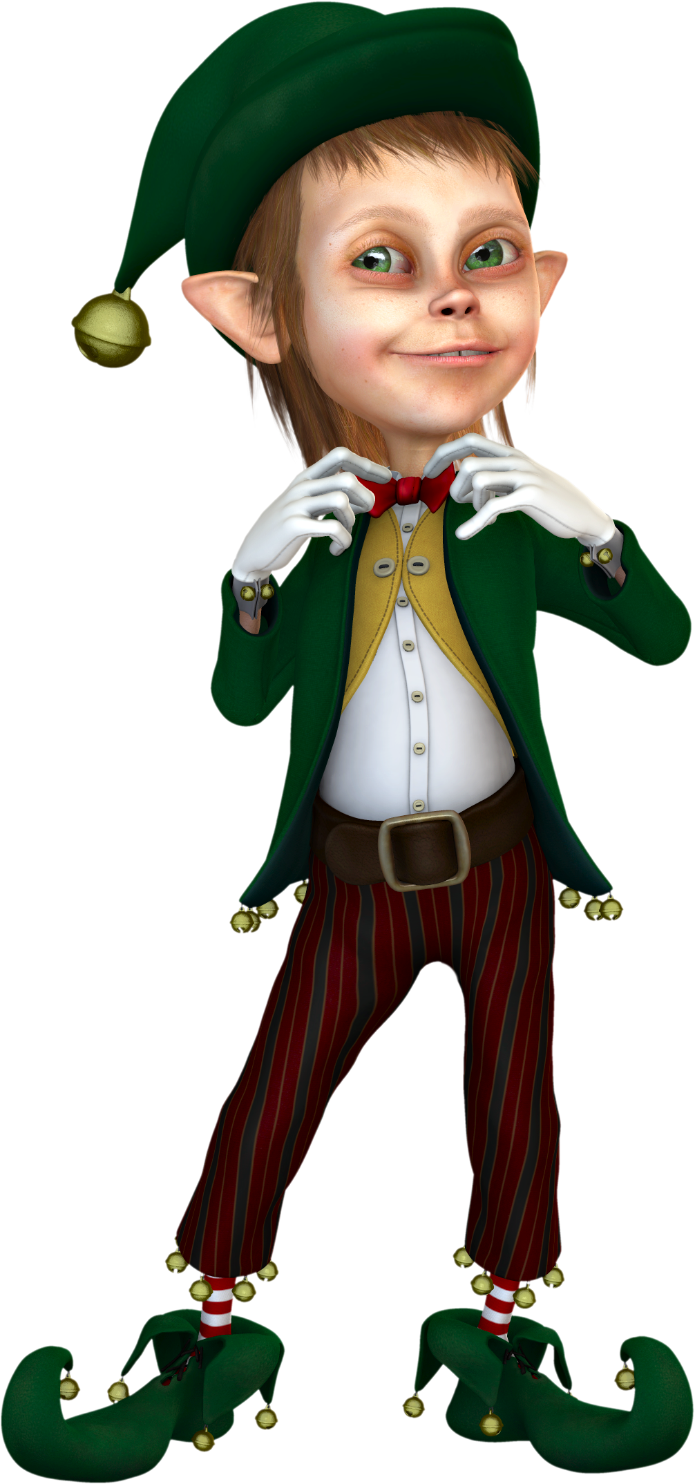 Cheerful Elf Character