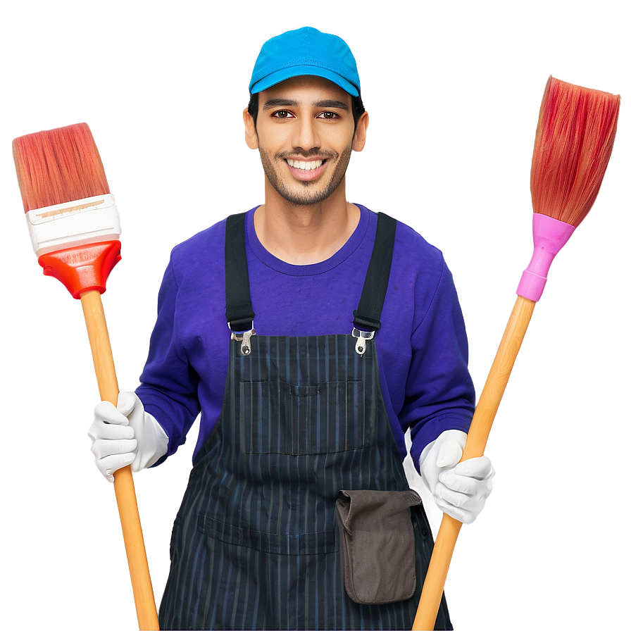 Cheerful Janitor Png Hps3