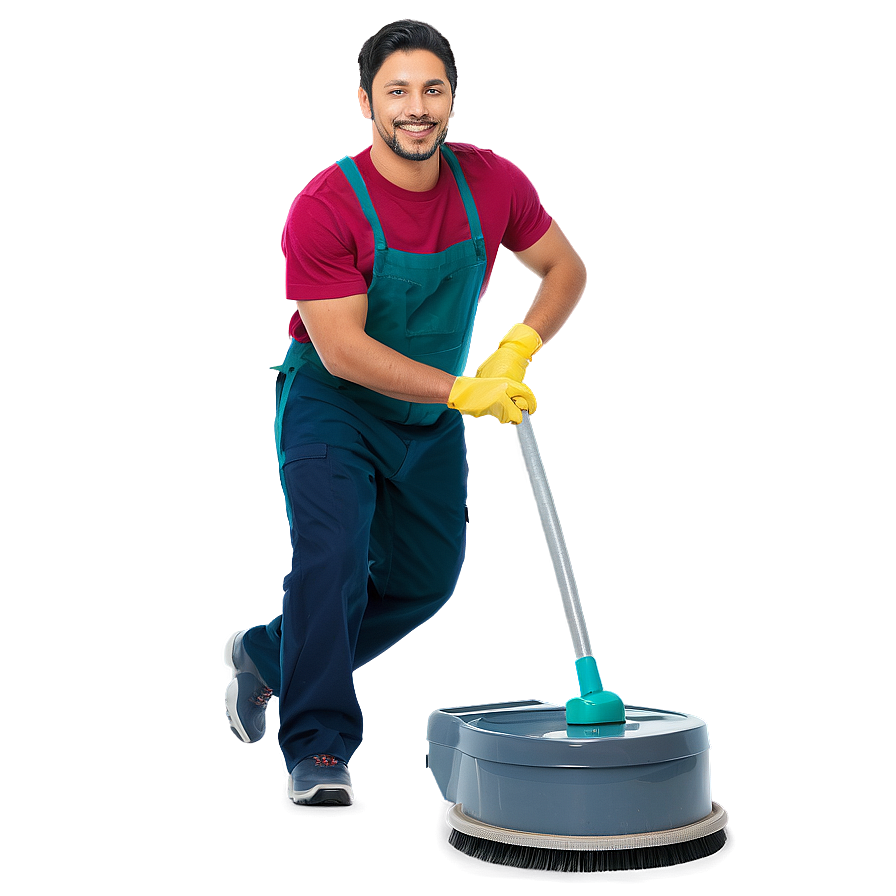 Cheerful Janitor Png Vim57