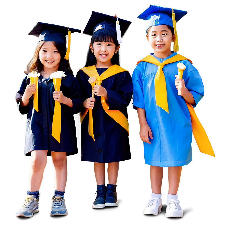 Cheerful Kindergarten Graduation Day Png 62