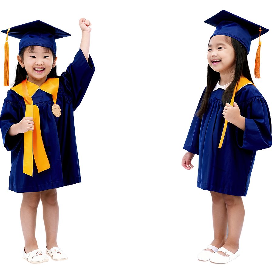 Cheerful Kindergarten Graduation Day Png Vja