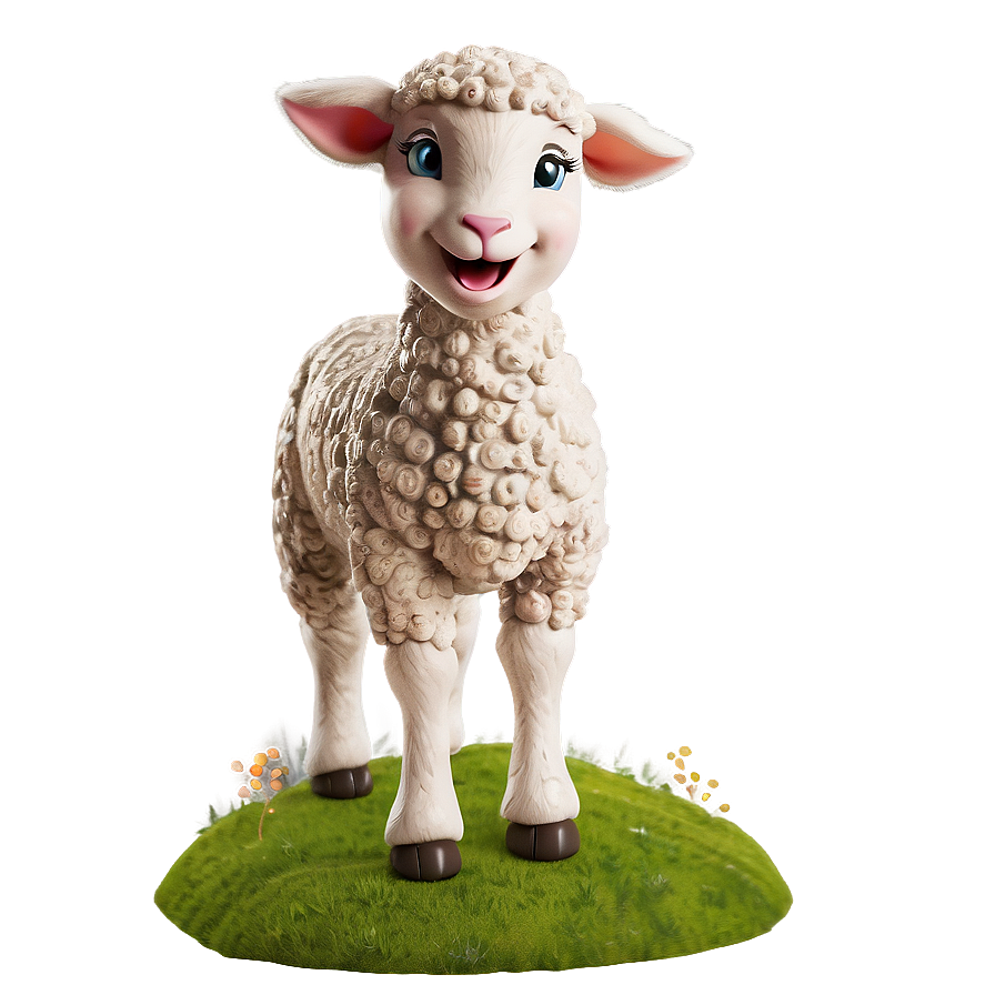 Cheerful Lamb Png Psf