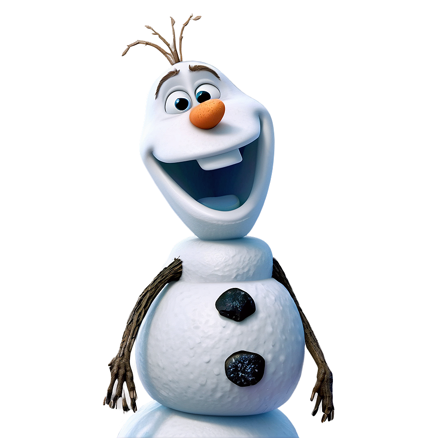 Cheerful Olaf Pose Png 70