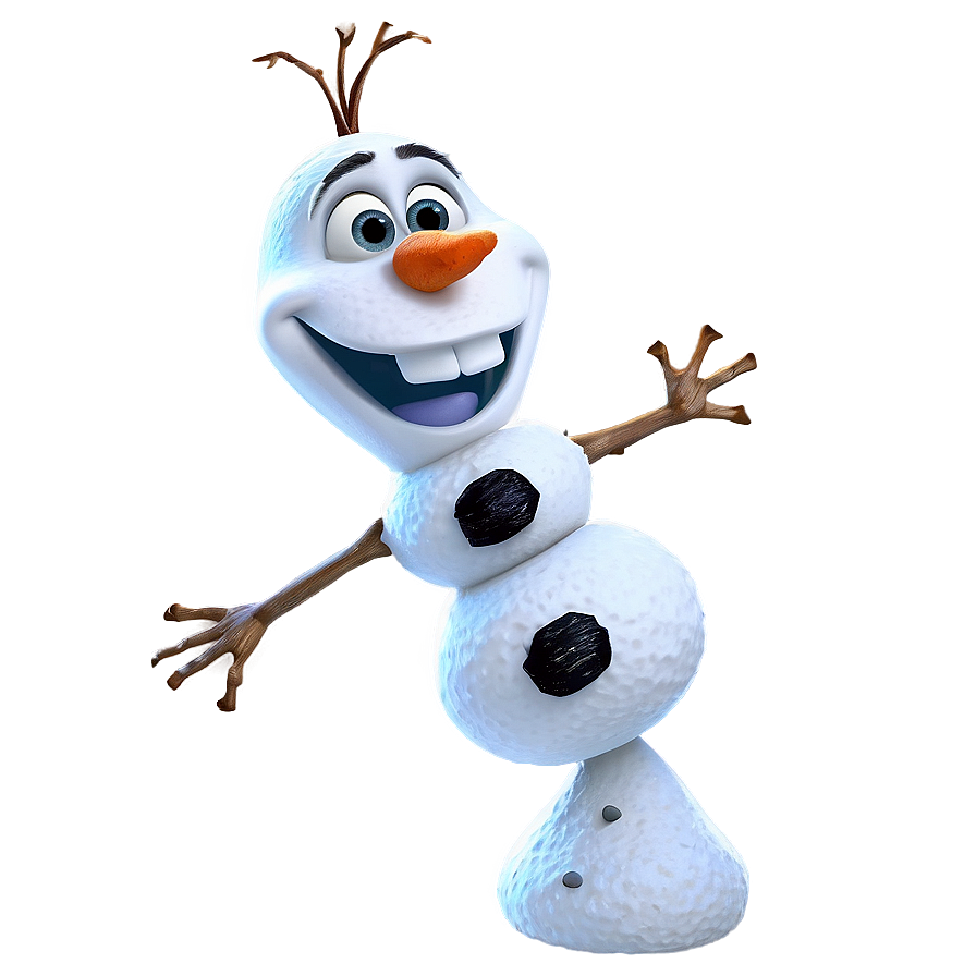 Cheerful Olaf Pose Png Gvj