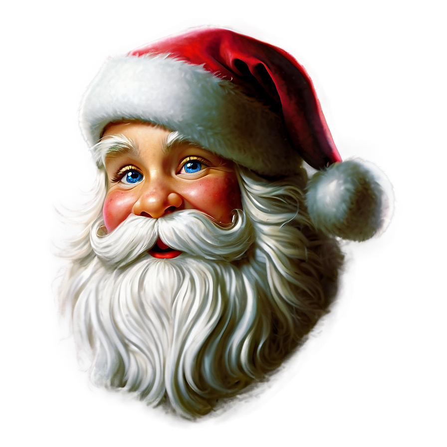 Cheerful Santa Profile Png 4