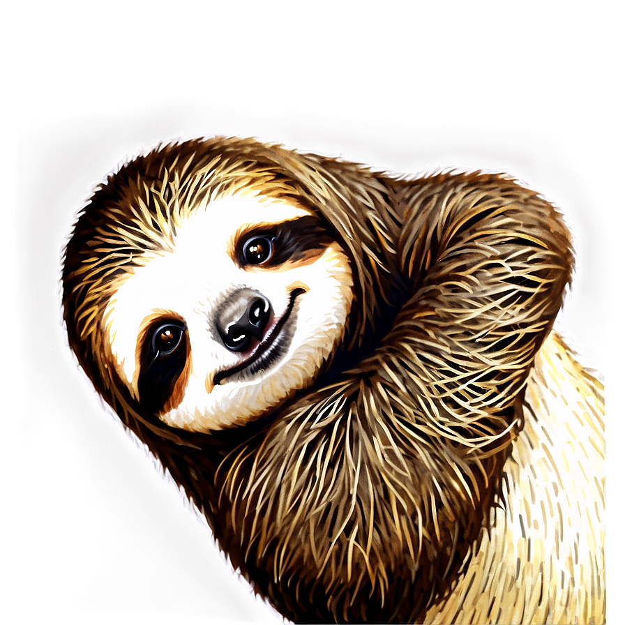 Cheerful Sloth Png 44