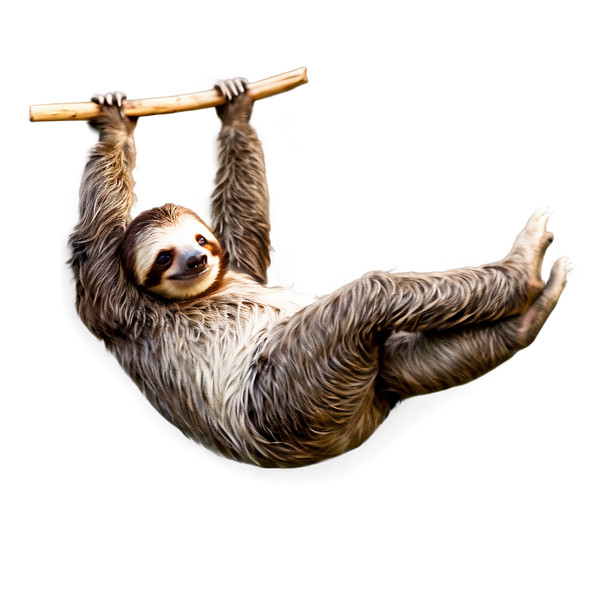 Cheerful Sloth Png 8