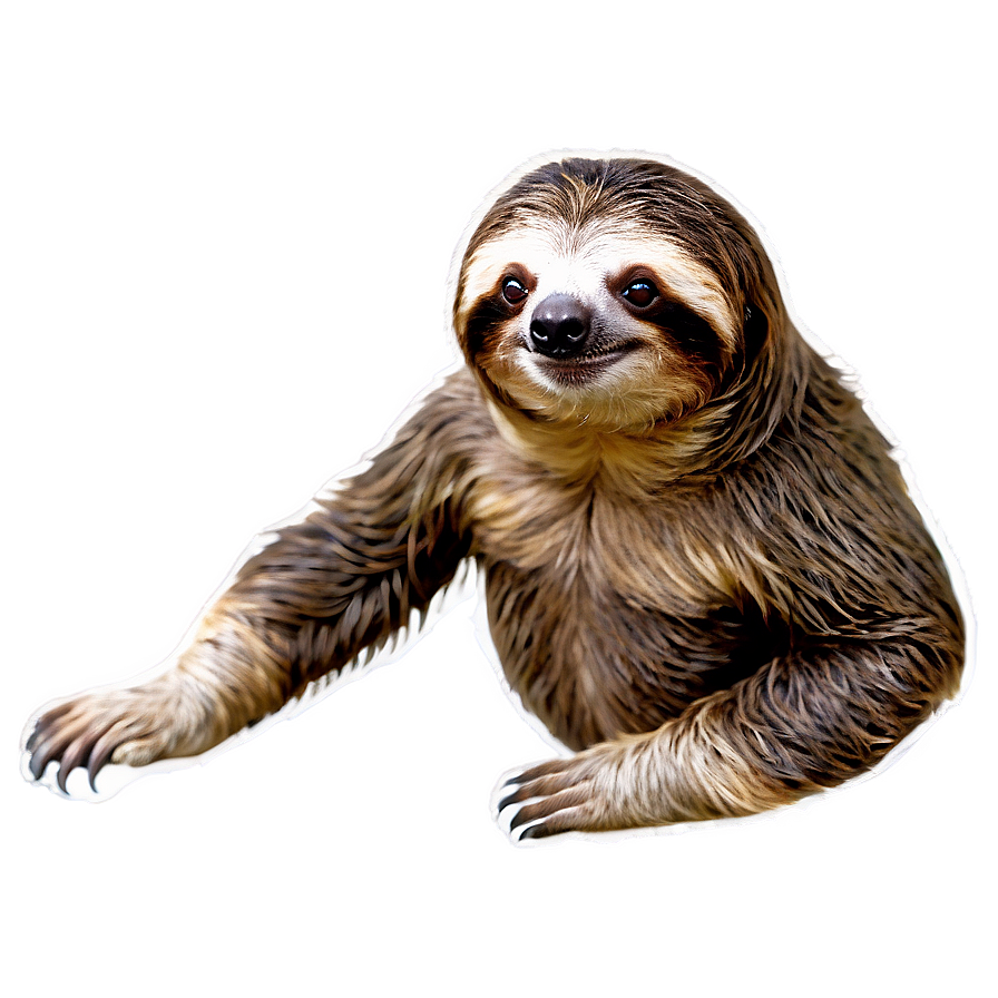 Cheerful Sloth Png Kjr