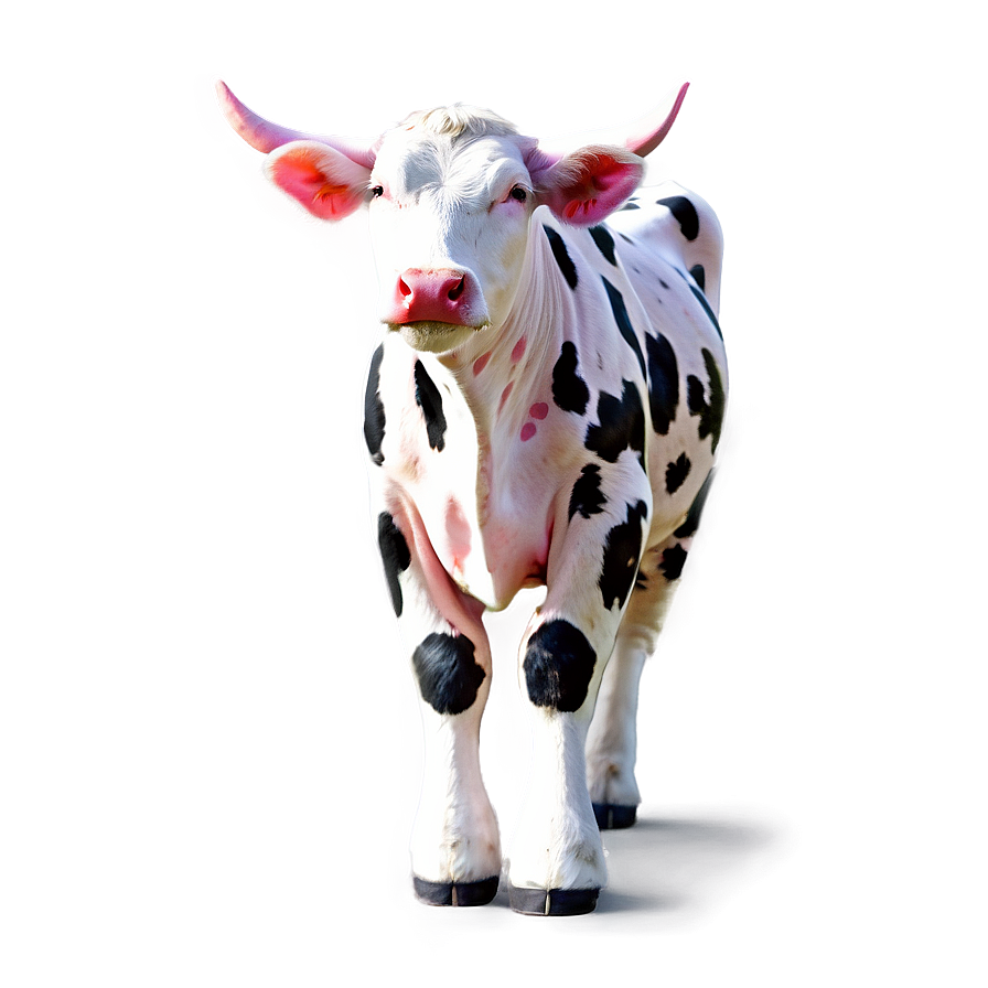 Cheerful Strawberry Cow Png Csa44