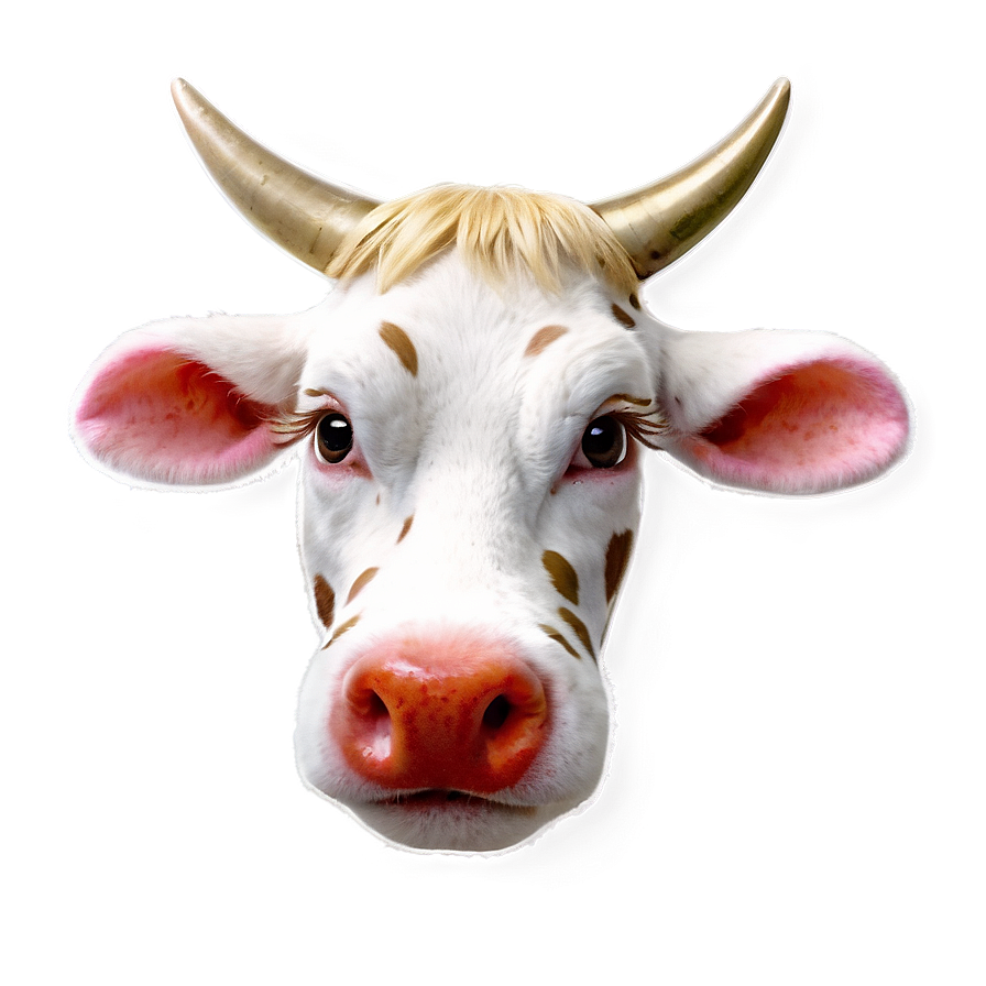 Cheerful Strawberry Cow Png Rmr87