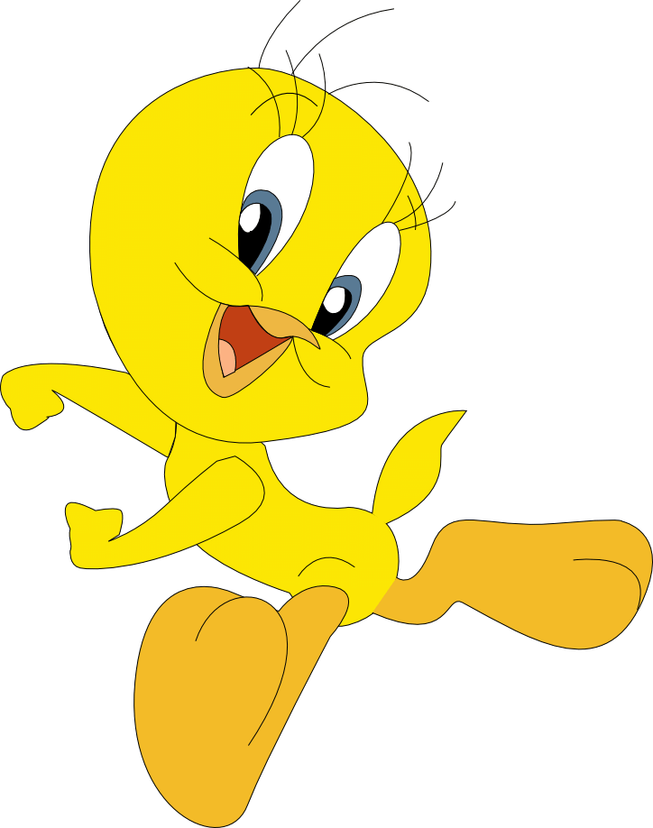 Cheerful Tweety Bird Cartoon