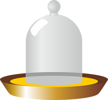 Cheese Dome Cover Clipart