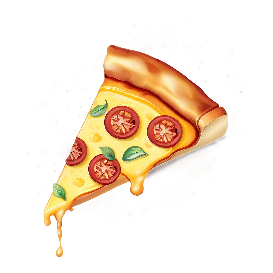 Cheese Pizza Vector Art Png 06262024