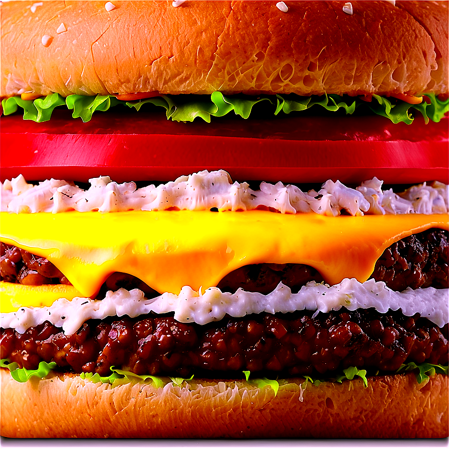 Cheese Stuffed Burger Png 52