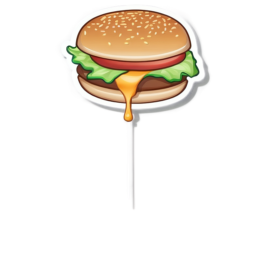 Cheeseburger Emoji Art Png Gqy