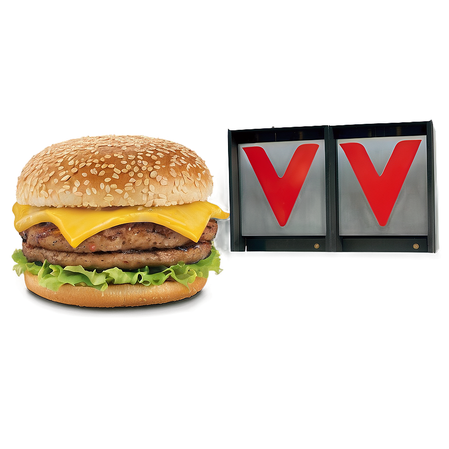 Cheeseburger Meal Combo Png 23