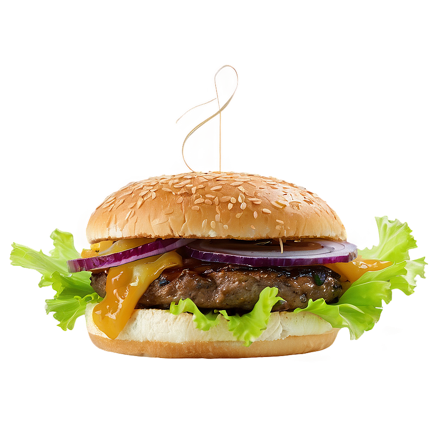 Cheeseburger With Caramelized Onions Png 33