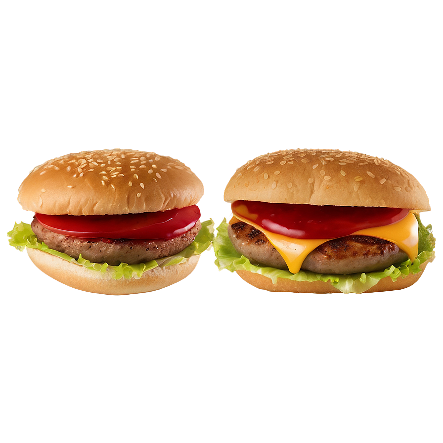 Cheeseburger With Ketchup Png Upb25