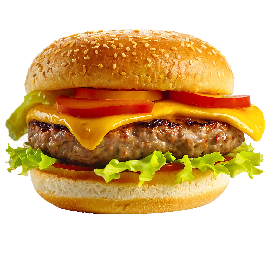 Cheeseburger With Mustard Png 52