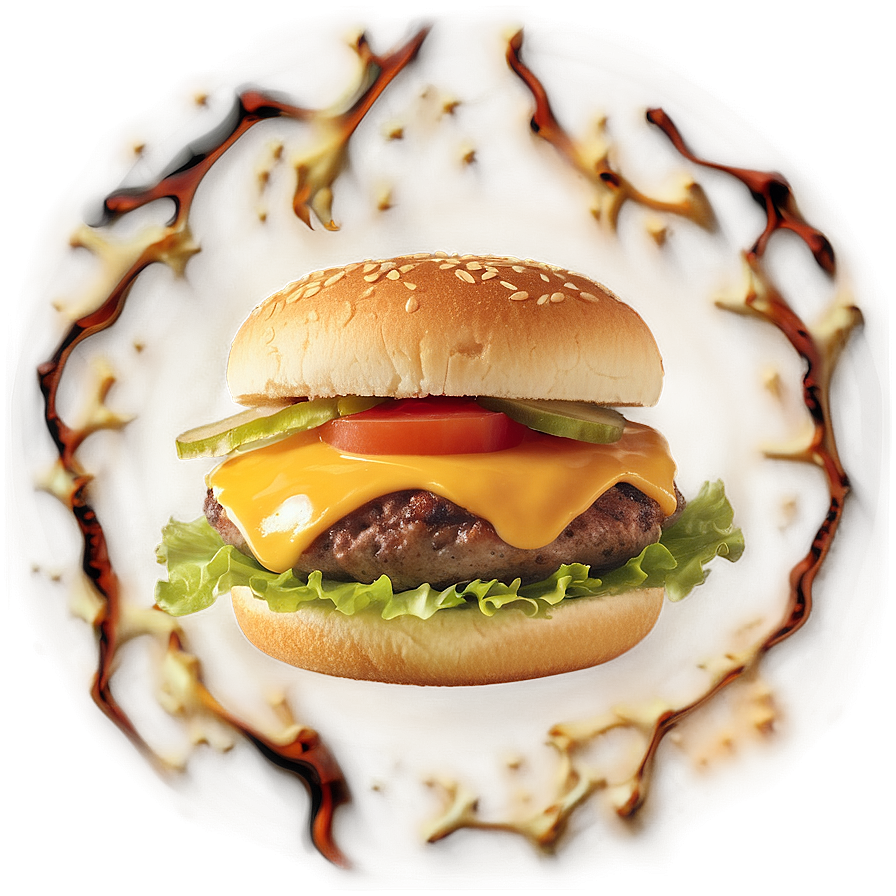 Cheeseburger With Secret Sauce Png 05242024