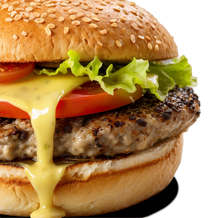 Cheeseburger With Truffle Oil Png 05242024