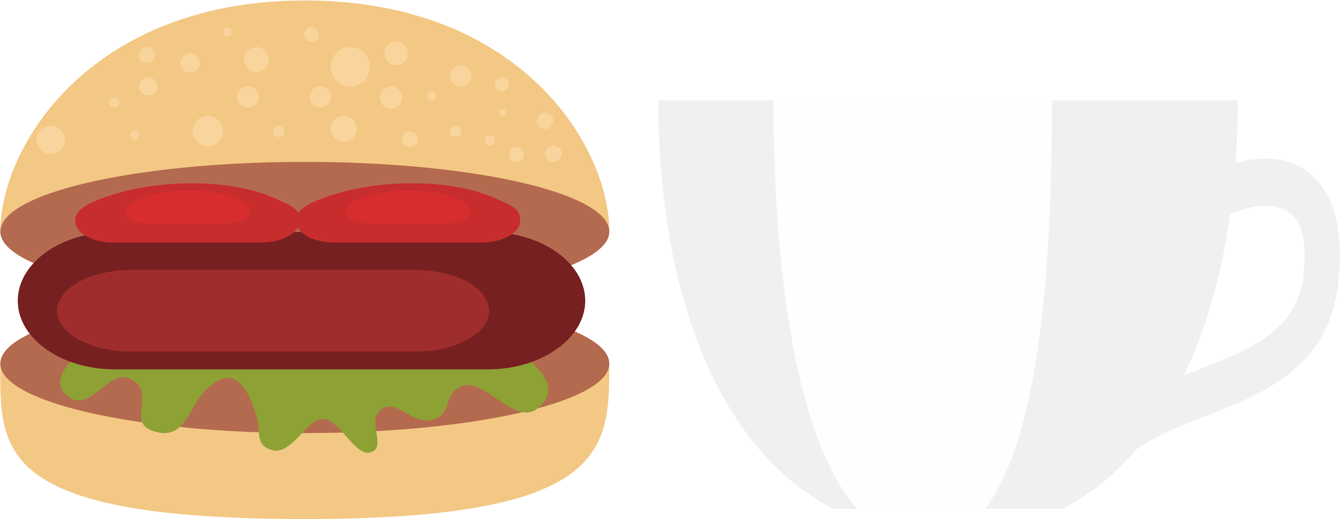 Cheeseburgerand Coffee Icon