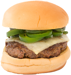 Cheeseburgerwith Green Peppers