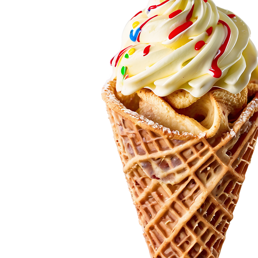 Cheesecake Waffle Cone Png Rqw